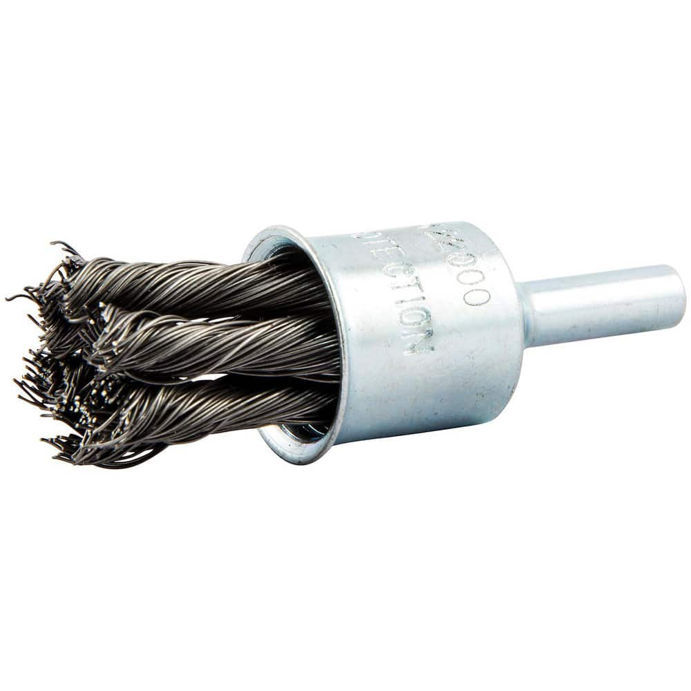 3/4 x 0.020 x 1/4 x 1 In. Gemini SS Twist Knot Wire End Brush MPN:66252839116