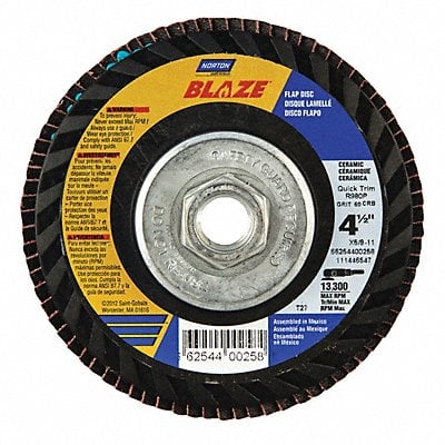 Fiber Disc 5 in Dia 7/8in Arbor 80 Grit MPN:66254400265