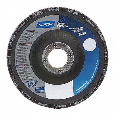 H7381 Fiber Disc 5 in Dia 7/8in Arbor P36 Grit MPN:66254461174