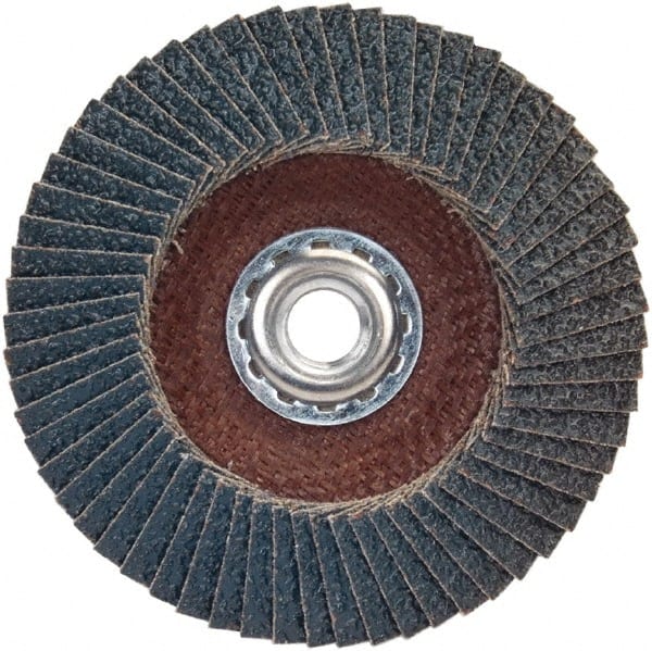 Flap Disc: 5/8-11 Hole, 60 Grit, Zirconia Alumina, Type 29 MPN:66623341105