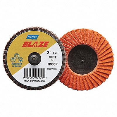 J5073 Flap Disc 2 in Dia 36 Grit Type 27 MPN:77696090145