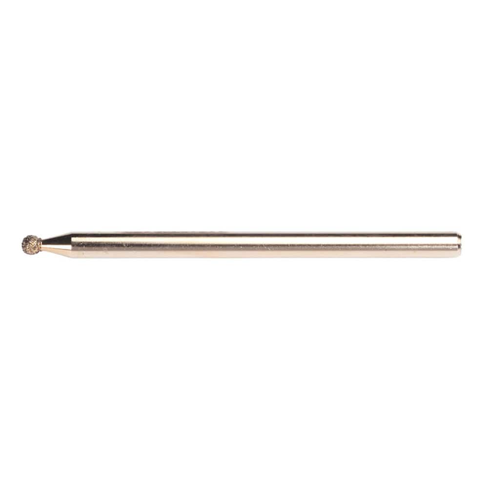 3/32 x 1/8 x 2 In. cBN Electroplated Spherical Ball End Tool 100/120 Grit MPN:66260395439