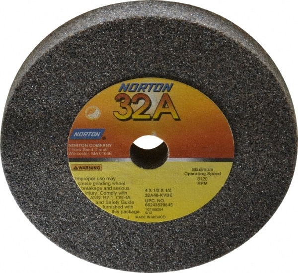 46 Grit Aluminum Oxide Type 1 Internal Grinding Wheel MPN:66243529845