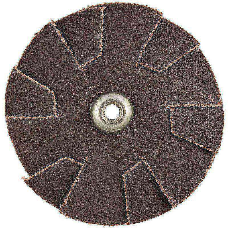 Slotted Overlap Discs, Disc Diameter (Inch): 3 , Abrasive Type: Coated , Overlap Disc Type: Inward , Abrasive Material: Aluminum Oxide , Grit: 100  MPN:08834184082