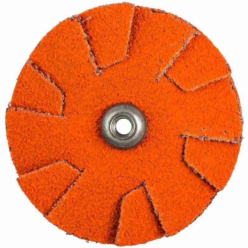 Slotted Overlap Discs, Disc Diameter (Inch): 2 , Abrasive Type: Coated , Overlap Disc Type: Inward , Abrasive Material: Ceramic , Grit: 60  MPN:66261195054