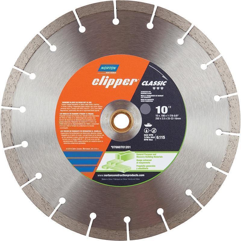 Wet & Dry Cut Saw Blade: 10