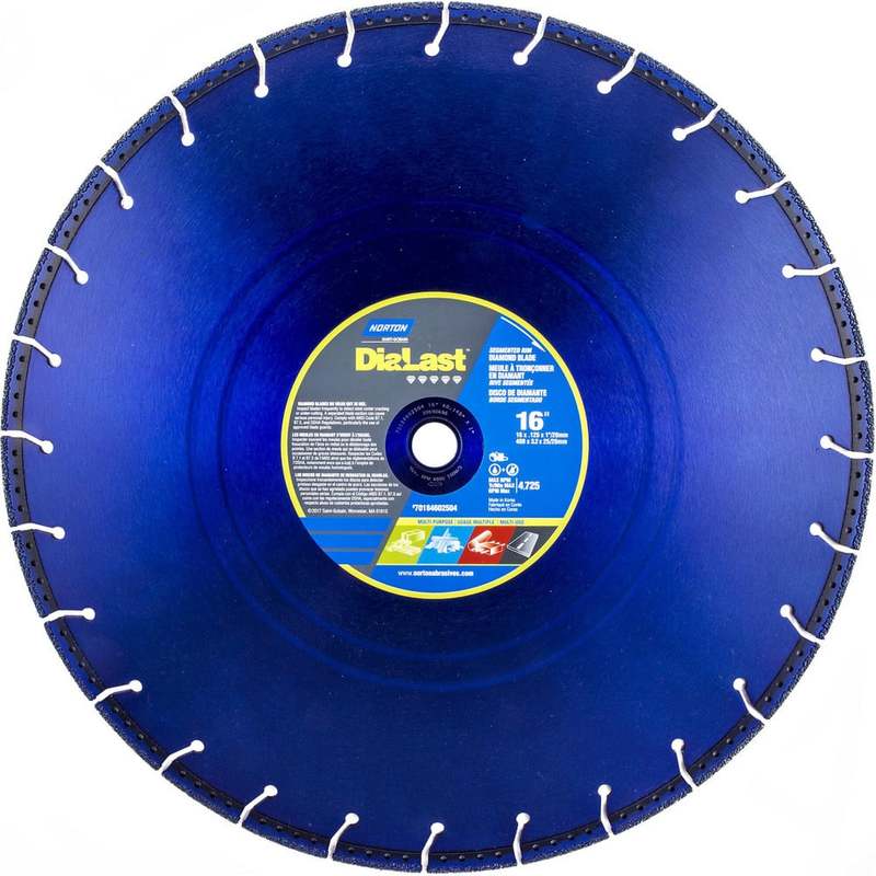 Wet & Dry Cut Saw Blade: 16