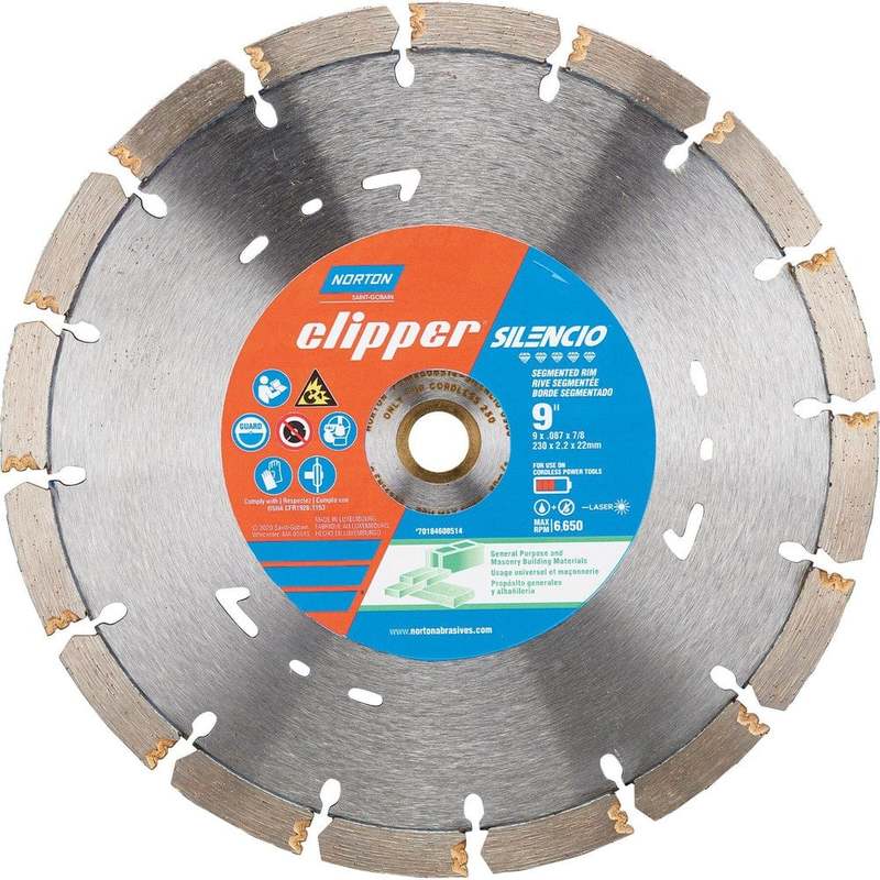 Wet & Dry Cut Saw Blade: 2.2