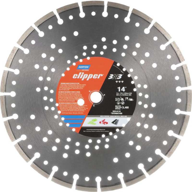 Wet & Dry Cut Saw Blade: 14