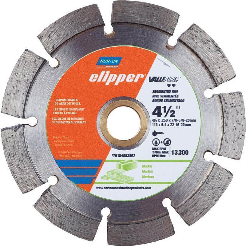 Wet & Dry Cut Saw Blade: 4