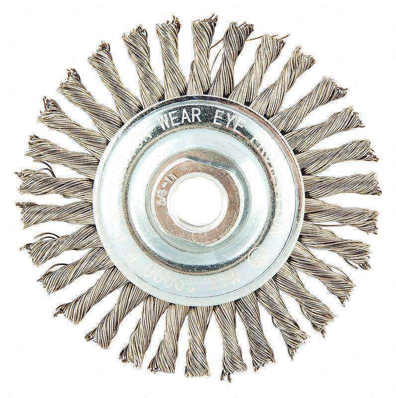 Wire Wheel Brush Twisted Stainless Steel MPN:66252839039