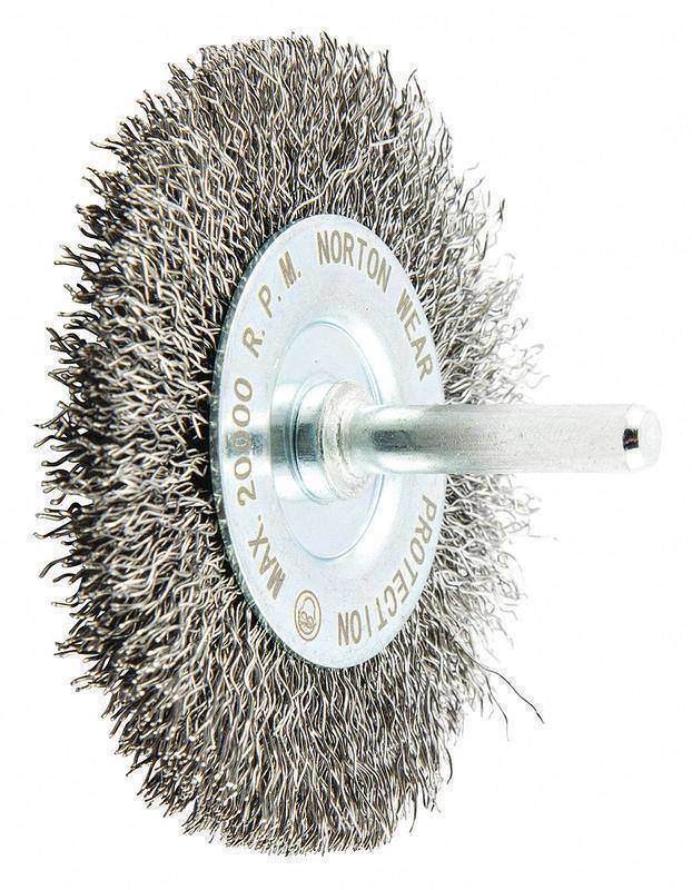 Wire Wheel Brush Crimped Carbon Steel MPN:66252839093