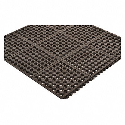 Interlock Drainage Mat Black 3 ft.x3 ft. MPN:550S0033BL