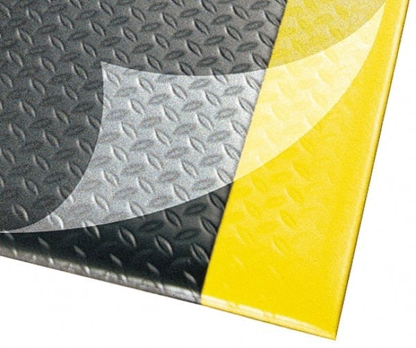 Anti-Fatigue Mat: 60' Long, 4' Wide, 1/2 Thick, Vinyl, Beveled Edges, Medium-Duty MPN:419C0048BY