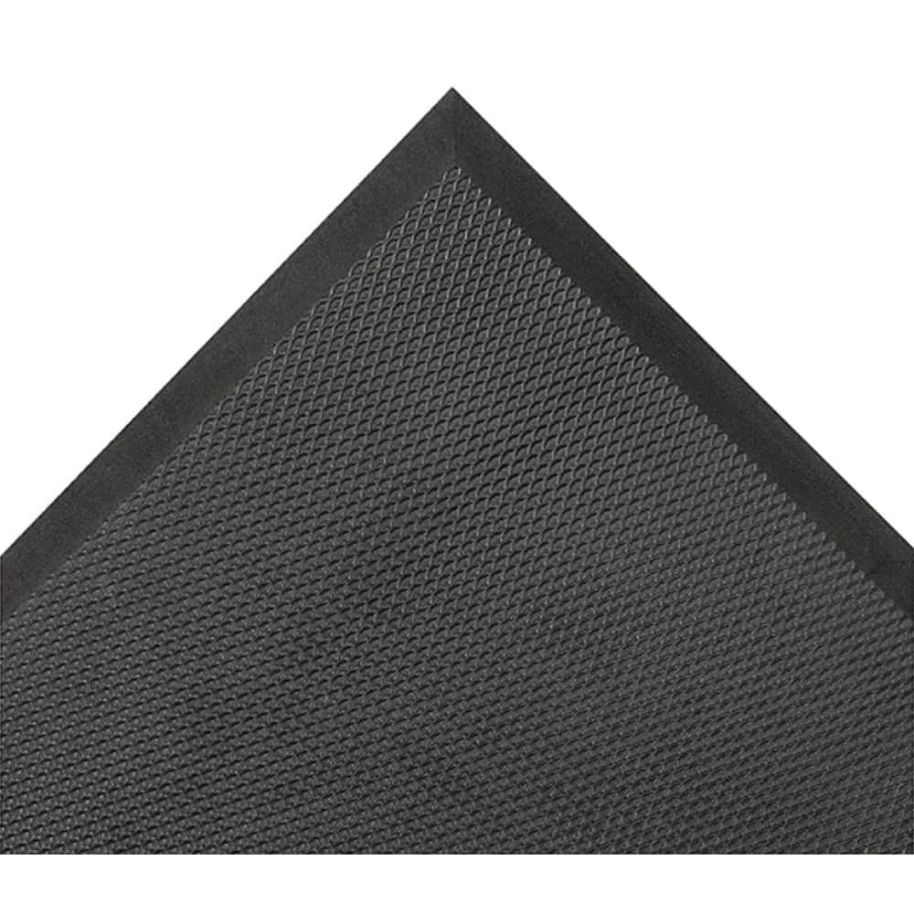 Anti-Fatigue Mat: 5' Long, 3' Wide, 3/4 Thick, Nitrile Blend Rubber Foam, Beveled Edges, Medium-Duty MPN:425S3660BL