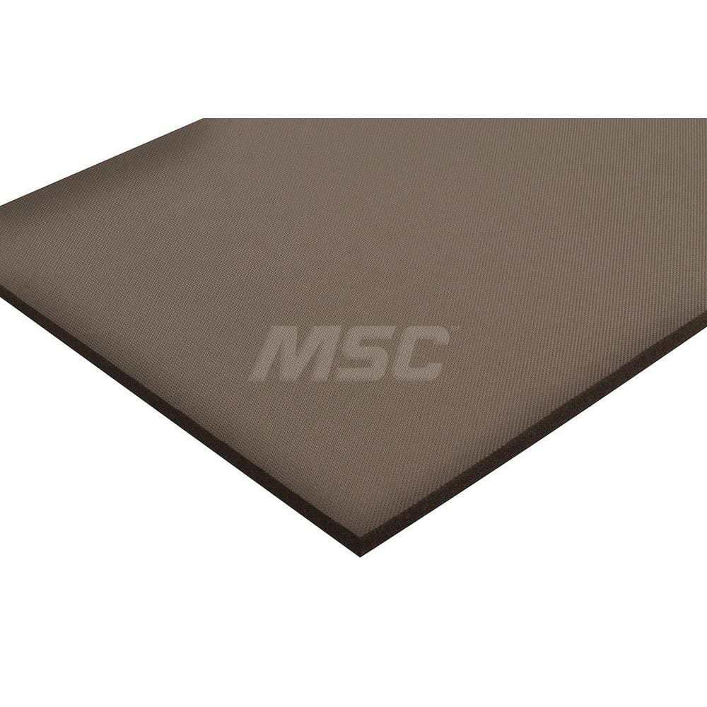 Anti-Fatigue Mat: 4' Wide, Nitrile Rubber, Beveled Edge, Standard-Duty MPN:T17R4875BL