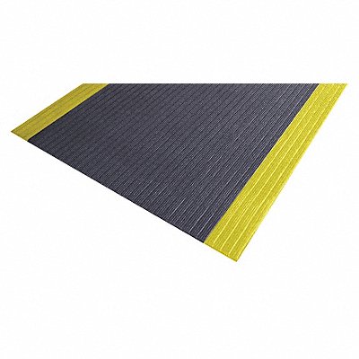 Antifatigue Mat Black YllwBrdr 3ft.x5ft. MPN:410S0335BY