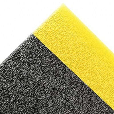 Antifatigue Mat Black YllwBrdr 3ft.x4ft. MPN:415S0034BY