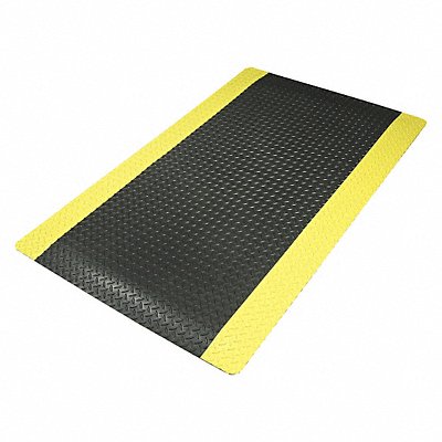 Antifatigue Mat Black YllwBrdr 2ft.x3ft. MPN:479S0023YB