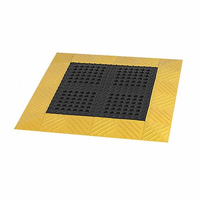 Drainage Mat Black wYlwBrdr 2ft. 6 x3ft. MPN:620S3036BY