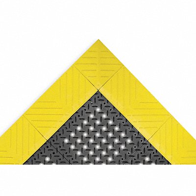 Drainage Mat Black wYlwBrdr 3 ft.x3 ft. MPN:620S3636BY