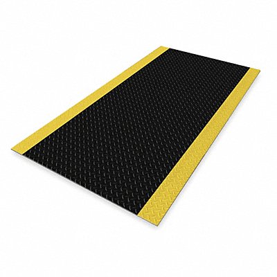 Switchboard Mat Black YllwBrdr 3ft.x5ft. MPN:831S0035BY