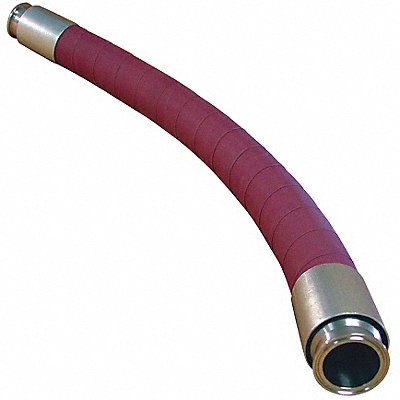 Food Grade Hose Assembly 1 ID x 10 ft. MPN:6505-16-10-TRI-TRI