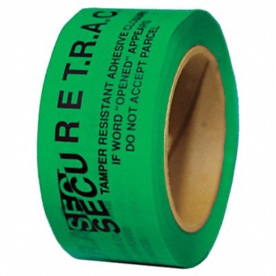 Tamper Evident Tape Green 2Inx180Ft MPN:PST2G-61A-180