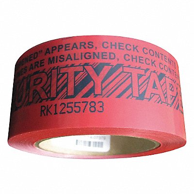 Tamper Evident Tape 2 mil Red MPN:PVT2R-217D-180