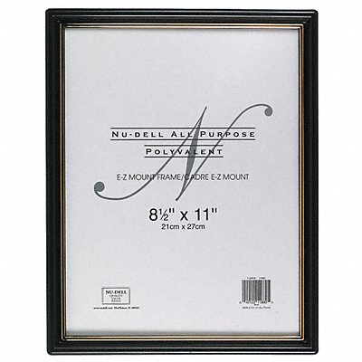 E-Z Mount Frame 8.5x11 Black PK18 MPN:11818