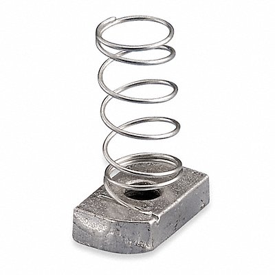 Channel Nut With Spring 3/8-16 In Steel MPN:SPRA0037EG