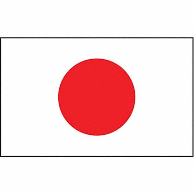 Japan Flag 3x5 Ft Nylon MPN:194307