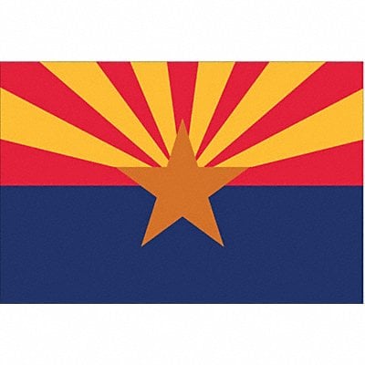 D3761 Arizona State Flag 3x5 Ft MPN:140260