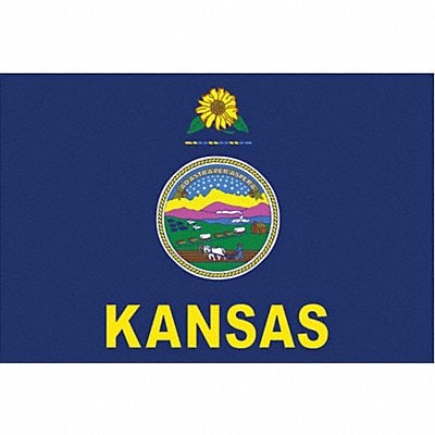 D3761 Kansas State Flag 3x5 Ft MPN:141860