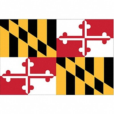 D3761 Maryland State Flag 3x5 Ft MPN:142360