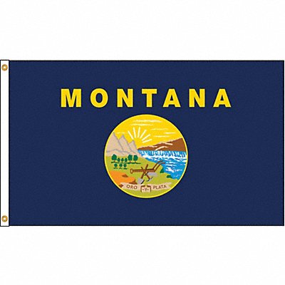 D3771 Montana Flag 4x6 Ft Nylon MPN:143170