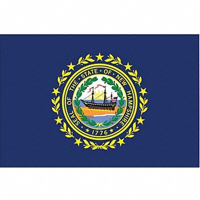 D3761 New Hampshire State Flag 3x5 Ft MPN:143460