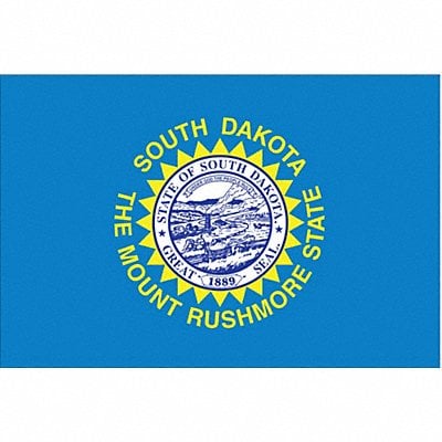 D3761 South Dakota State Flag 3x5 Ft MPN:144960