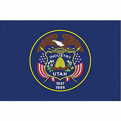 D3761 Utah State Flag 3x5 Ft MPN:145360