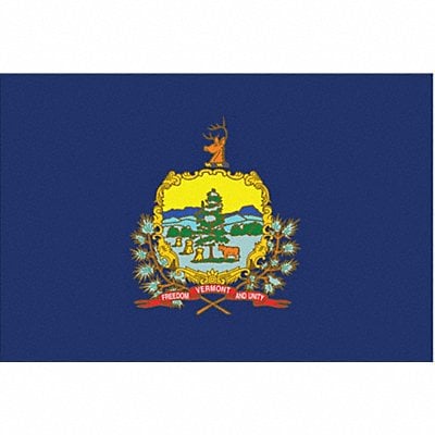 D3761 Vermont State Flag 3x5 Ft MPN:145460