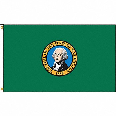 D3772 Washington Flag 5x8 Ft Nylon MPN:145780