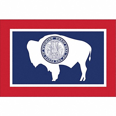 D3761 Wyoming State Flag 3x5 Ft MPN:146160