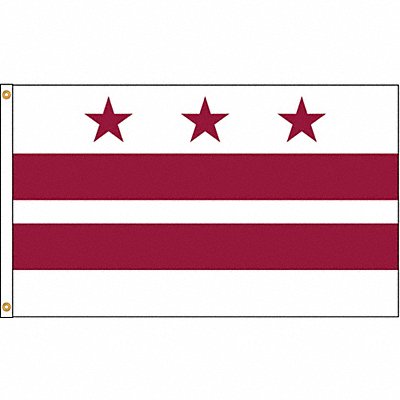 D3771 District Of Columbia Flag 4x6 Ft Nylon MPN:146470