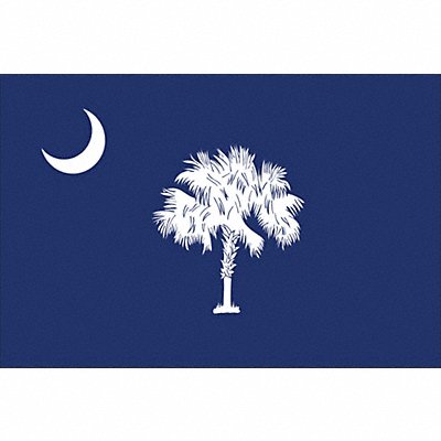 D3761 South Carolina State Flag 3x5 Ft MPN:2062