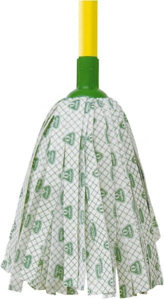 Pack of 12 White & Green Deck Mops MPN:000226