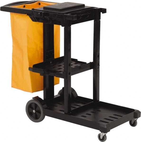 100 Qt Plastic Janitor Cart MPN:96980