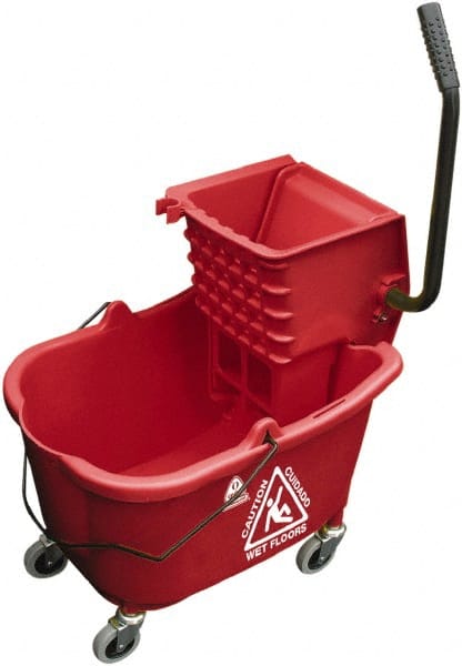 33 Qt Plastic Bucket & Wringer MPN:6974