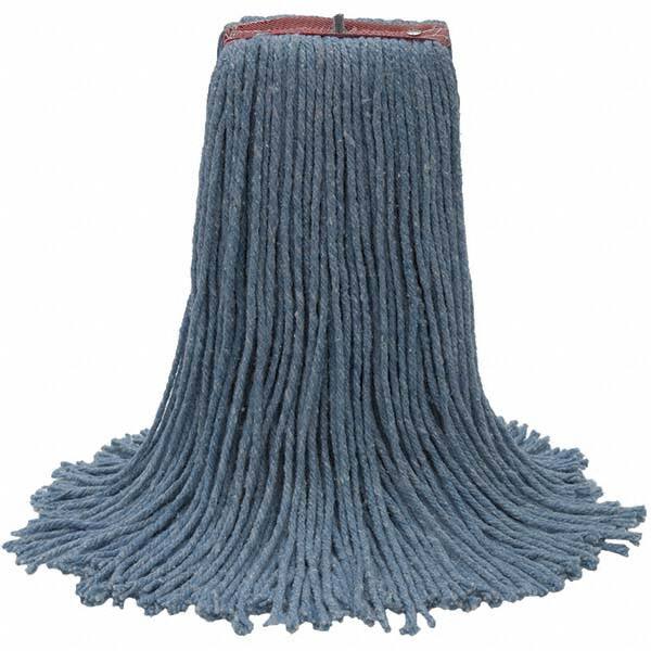 Wet Mop Cut: Screw On, X-Large, Blue Mop, Cotton & Synthetic MPN:7842