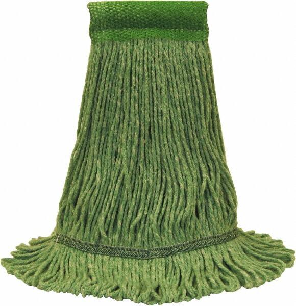 Wet Mop Loop: Medium, Green Mop, Cotton & Synthetic MPN:97142