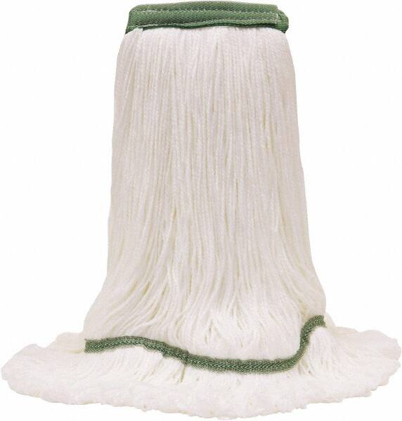 Wet Mop Loop: Side Loading, Medium, White Mop, Nylon MPN:97350